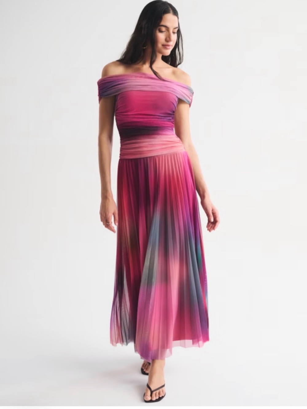 A&F Bra-Free Giselle Drop-Waist Maxi Dress